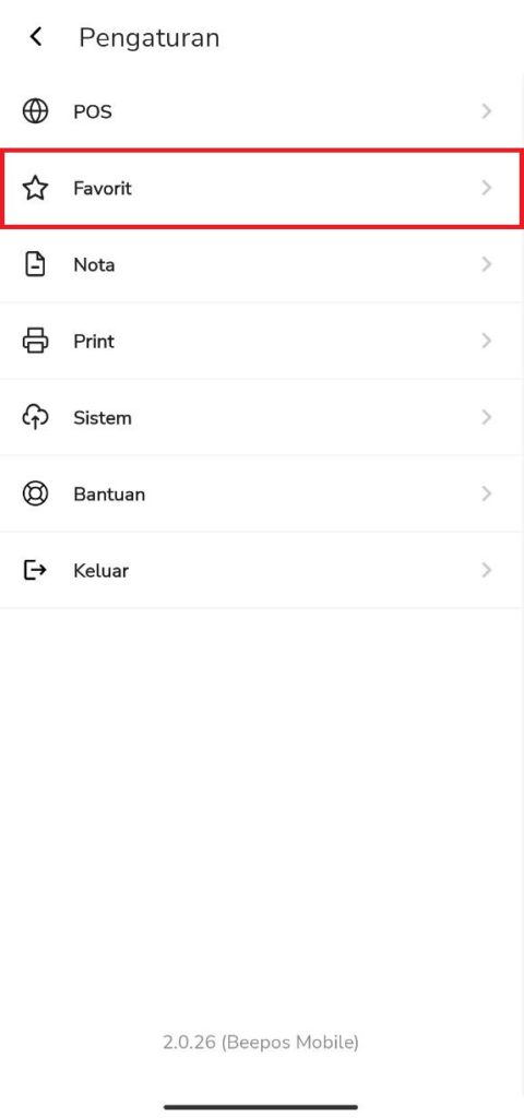 Setting Produk dan Member Favorit Beepos Mobile 2.0