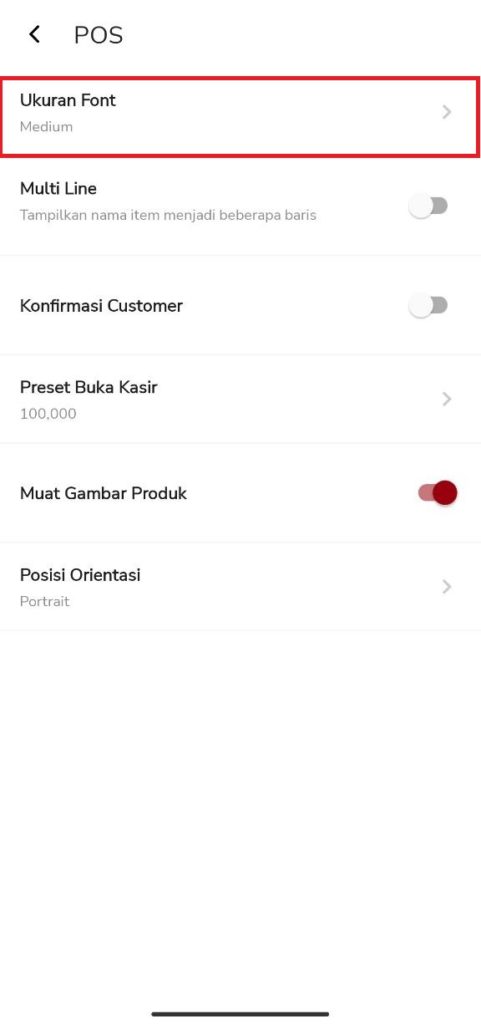 Cara Merubah Font Pada Beepos Mobile 2.0