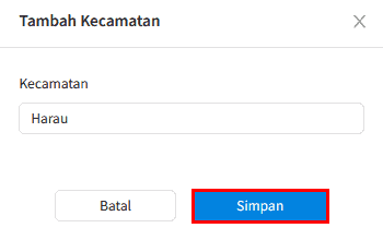 Menambahkan Kota dan Kecamatan Pada Beecloud 3.0