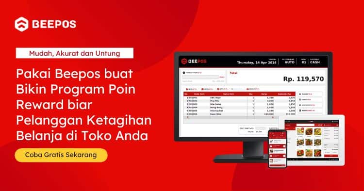 Beepos Buat Program Poin Reward Untuk Customer Loyalty