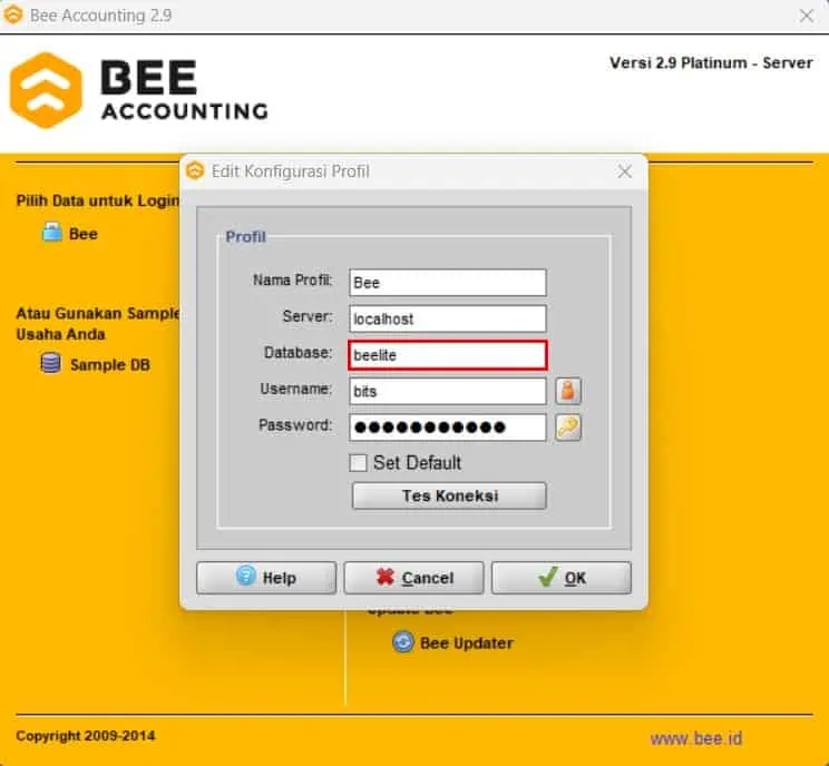 Melihat Nama Database Digunakan