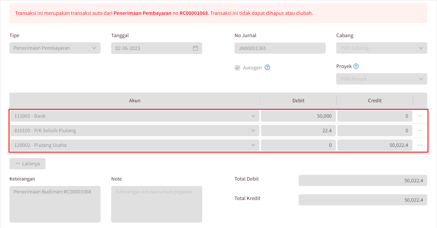 Cara Memotong Piutang dengan Akun