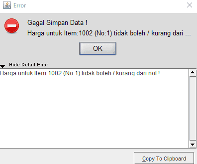 Setting PO Diperbolehkan Harga nol Beeaccounting