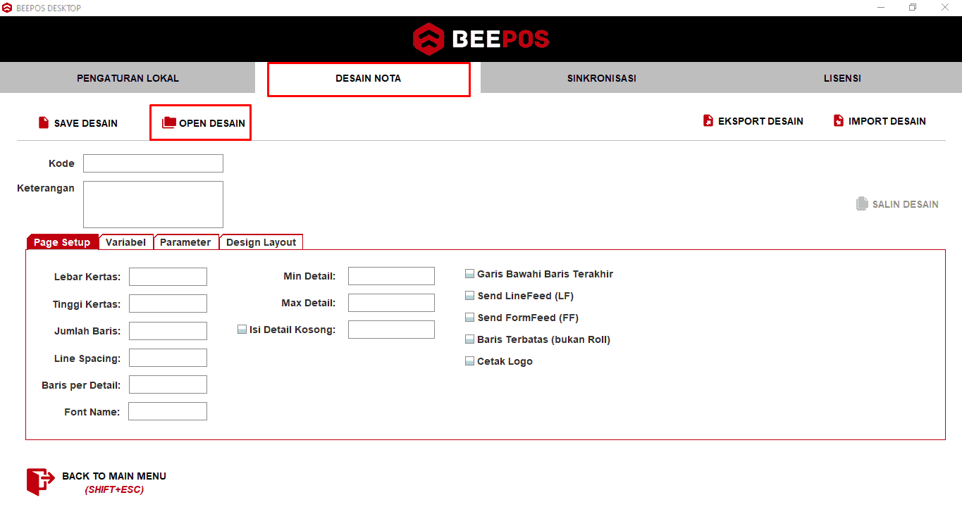 Gambar 3. Open Desain Autocutter3