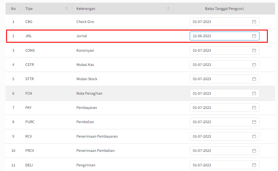 Gambar 7. Ganti Kunci Transaksi JNL2 Kuncitrx7