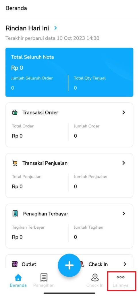 Cara Cek Versi Sales Order Mobile