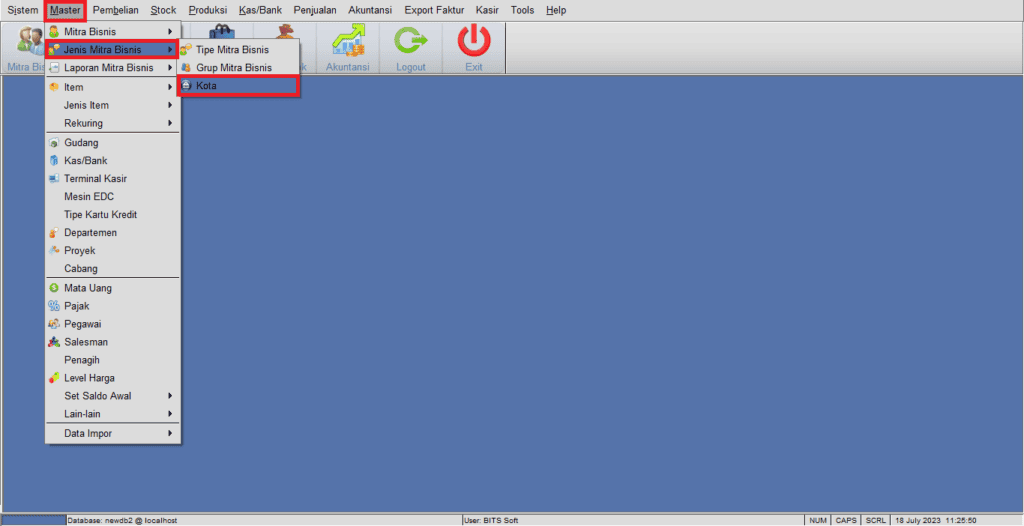 Kb Menambahkan Kota Pada Beeaccounting Gambar 1