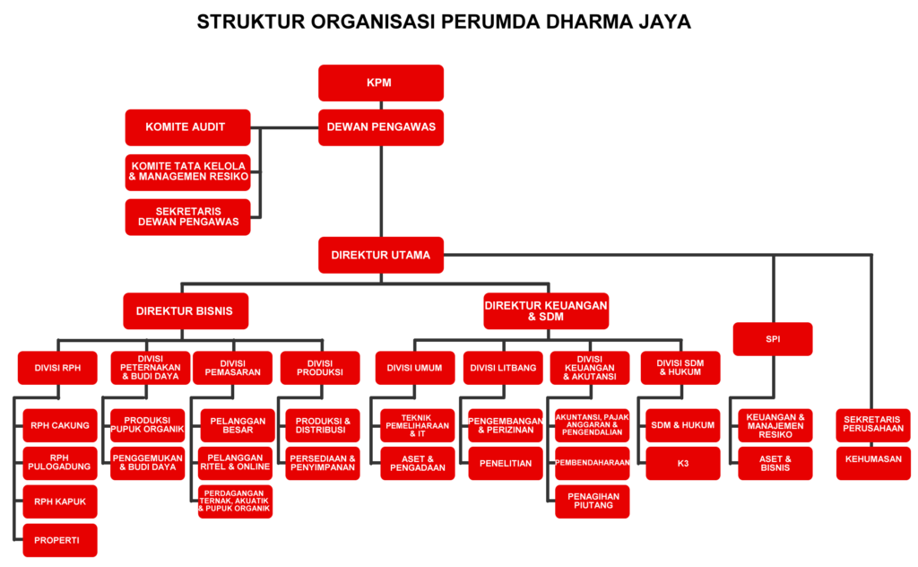 Struktur Orrganisasi Perusahaan