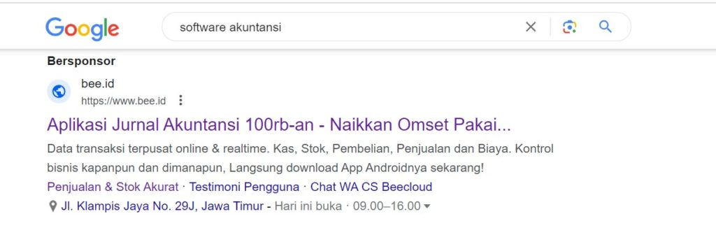 cara membuat iklan pencarian