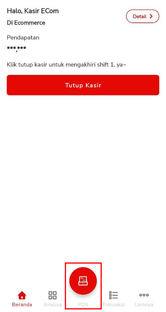 Input Transaksi Ecommerce Beepos Mobile 2.0