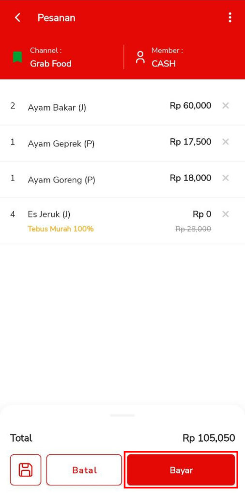 Input Transaksi Ecommerce Beepos Mobile 2.0