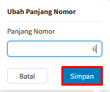 Setting Panjang Digit Nomor Transaksi Beecloud 3.0