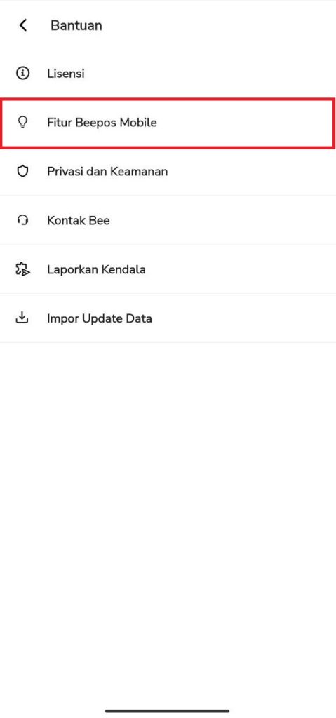 Cara Cek Informasi Update Fitur Pada Beepos Mobile 2.0