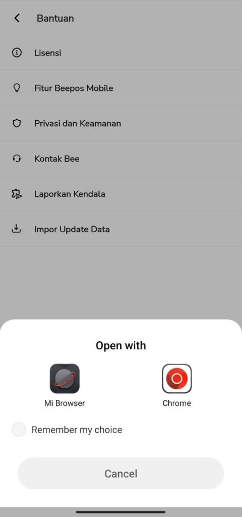 Cara Cek Informasi Update Fitur Pada Beepos Mobile 2.0