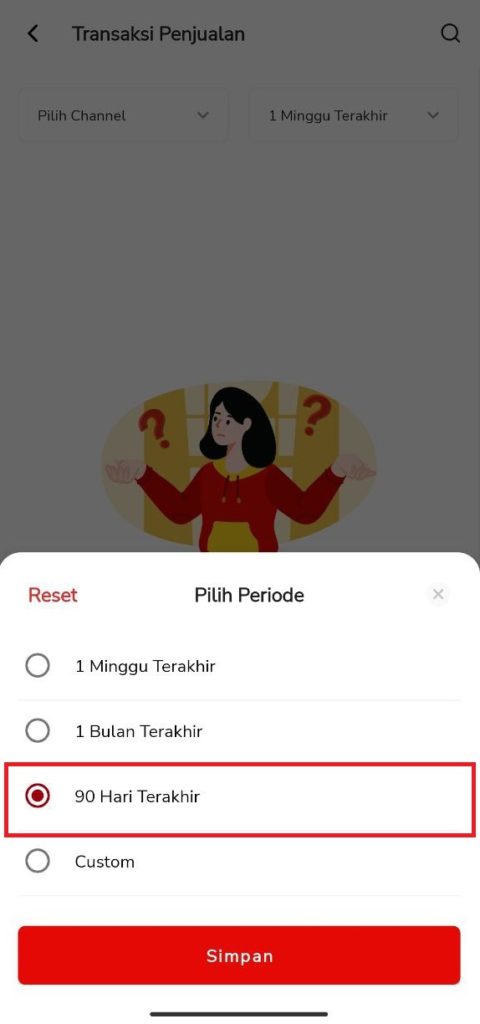 Cara Melihat Daftar Transaksi Penjualan Beepos Mobile 2.0