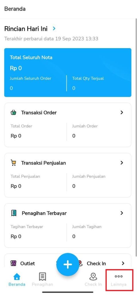 Cara Melihat Informasi Device Sales Order Mobile