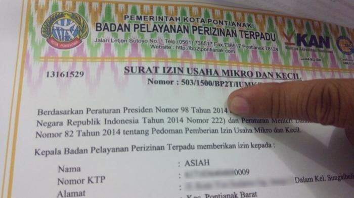 Surat Izin Usaha Mikro Kecil