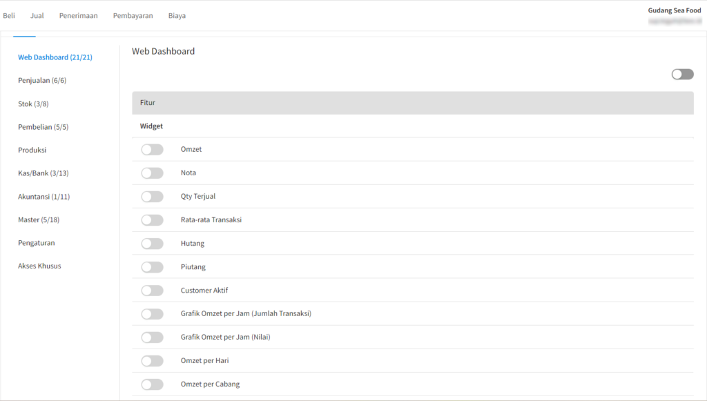 Setting Hak Akses Web Dashboard Beecloud 3.0