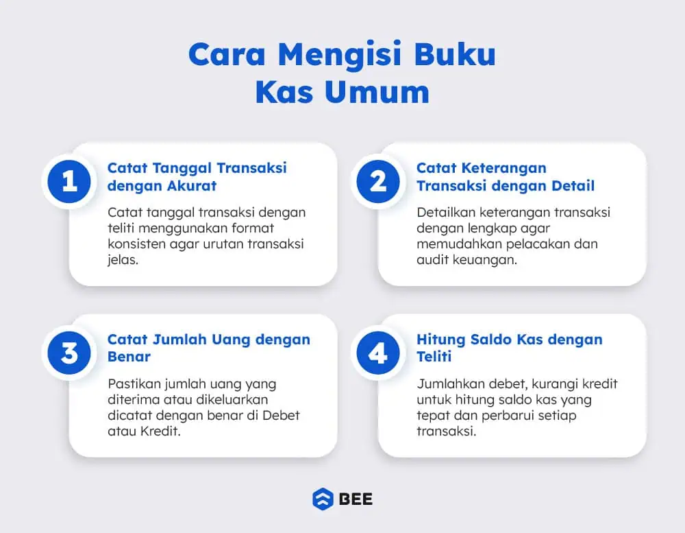 Cara Mengisi Buku Kas Umum