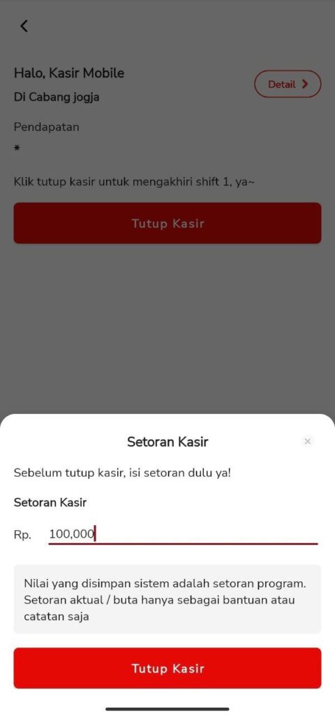 Mematikan Input Nominal ketika Tutup Kasir Beepos Mobile 2.0