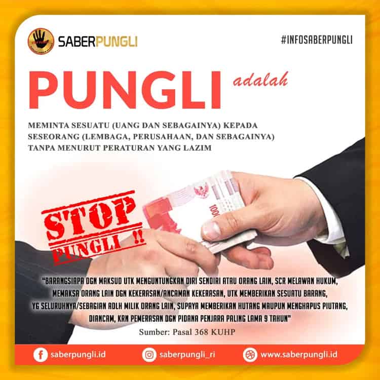 Contoh Banner Ajakan Anti Pungli