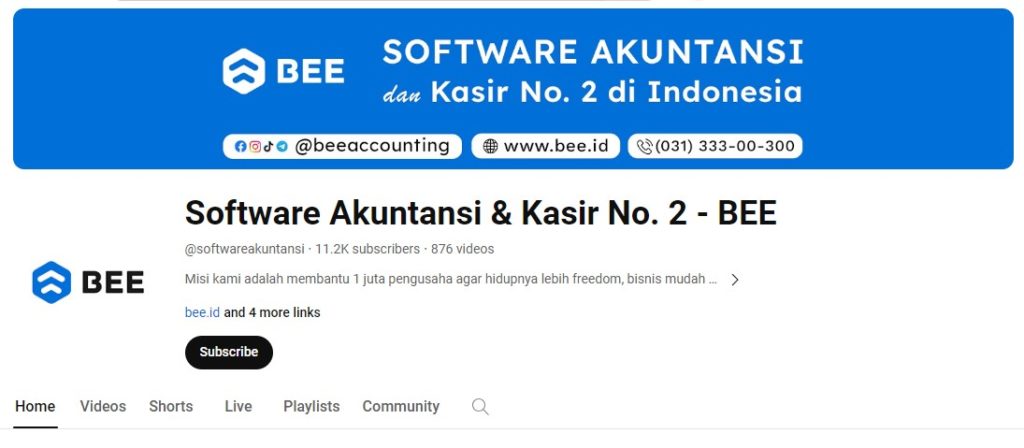 Contoh Media Youtube Sebagai Tempat Promosi