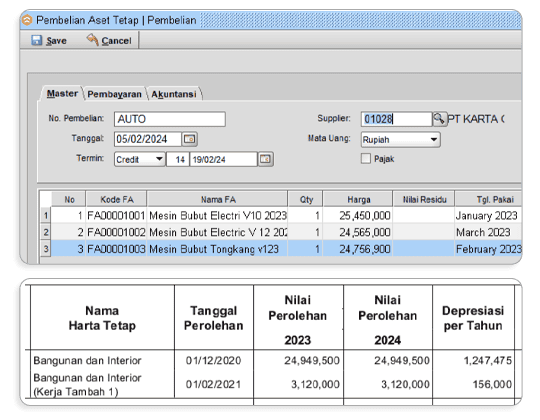 06 App Software Manufaktur Pabrik Hitung Penyusutan Aset