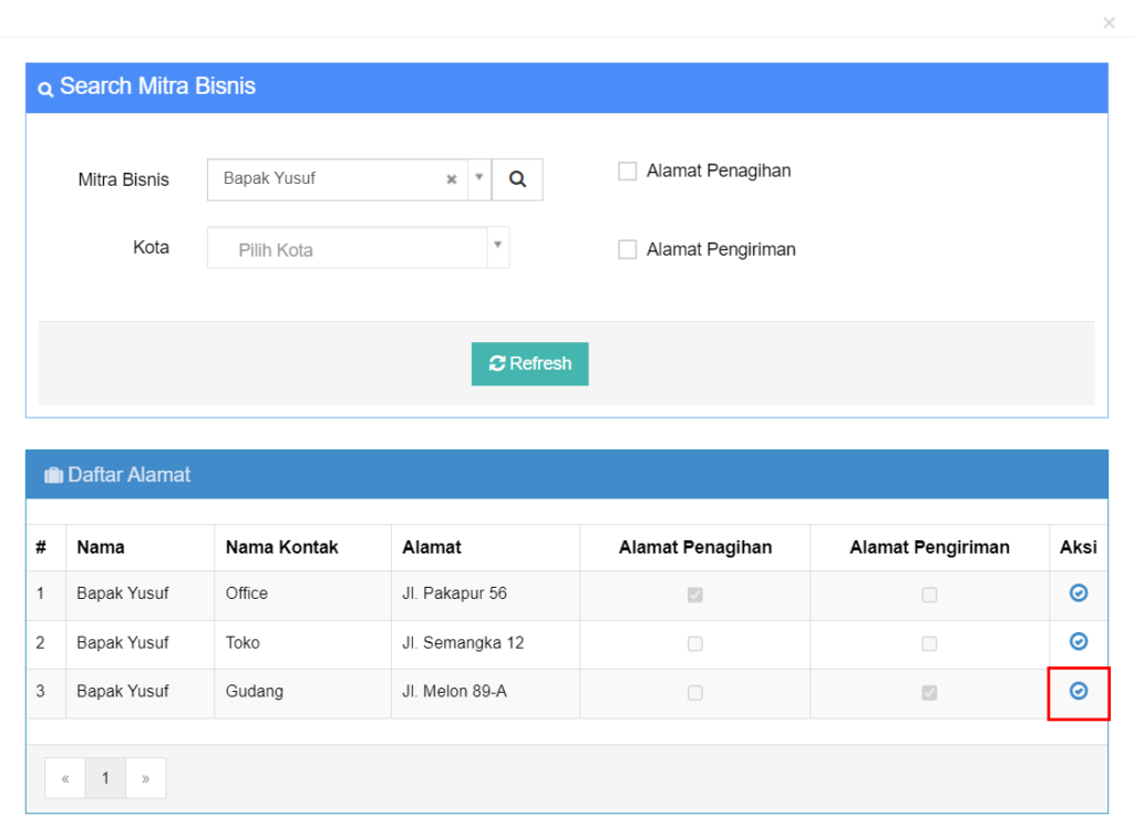 Cara Merubah Alamat Pengiriman Beecloud