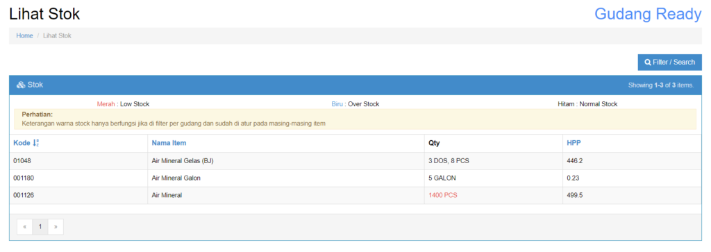 Cara Melihat Stok Beecloud