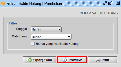 Cara Melihat Laporan Rekap Saldo Hutang Supplier Beeaccounting