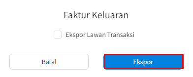 Ekspor Efaktur Faktur Keluaran Beecloud 3.0