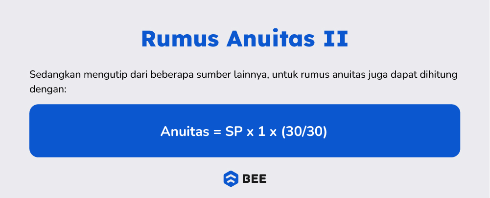 Rumus Anuitas Ii