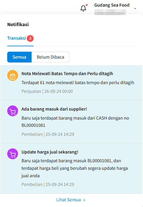 Gambar 2. Notifikasi