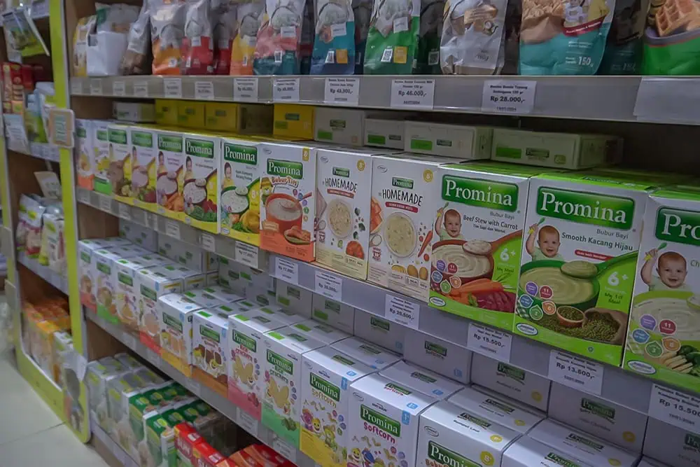 Etalase Bubur Bayi Di Katamama