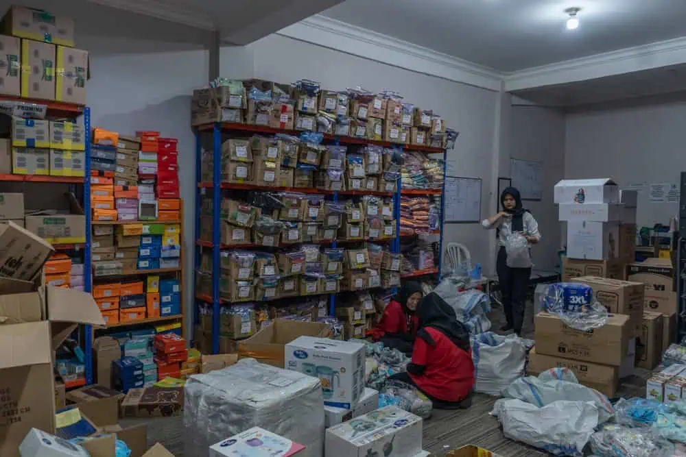 Kondisi Gudang Toko Bayi Di Depok