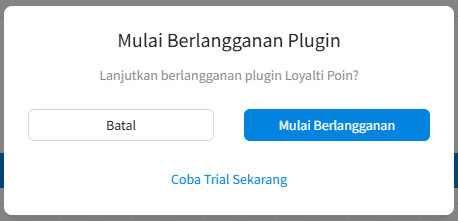 Trial Sekarang Plugin Loyalti Poin
