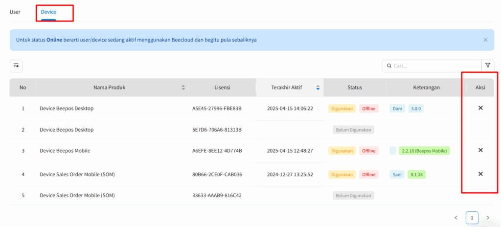 Kick Lisensi Beepos Dan Beecloud Sales Order Mobile 3.0
