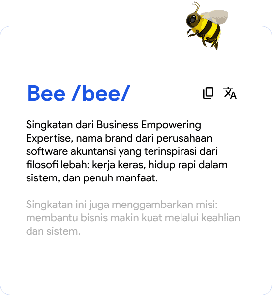 Arti Nama Brand Tentang Bee.id