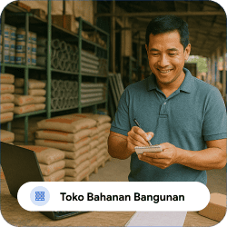 Contoh Ilustrasi Usaha Toko Bangunan