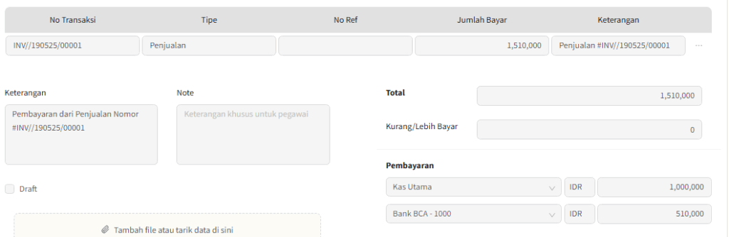 Multi Pembayaran di beecloud 3.0