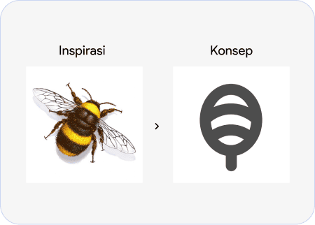 Konsep Logo Beeid Lebah