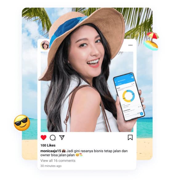 Bisnisnya Jalan Boss Nya Jalan Jalan Tagline Software Bee.id 