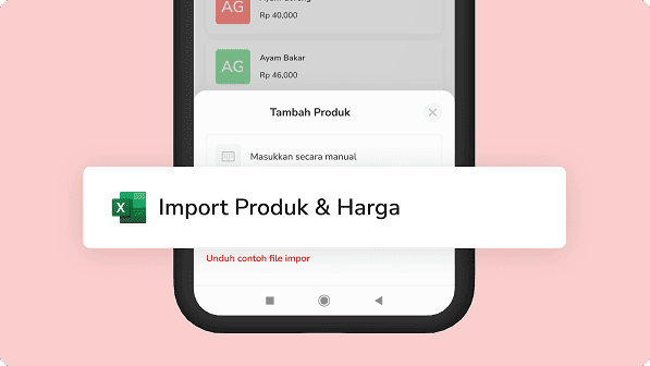 Import Produk Via Excel Beefree
