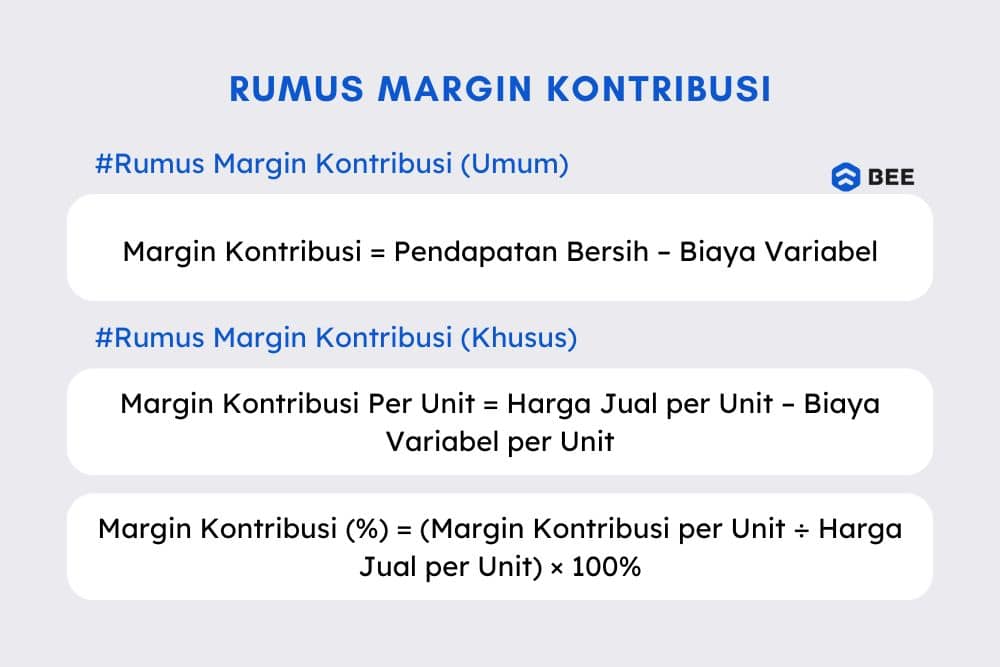 Rumus Margin Kontribusi