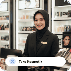 Toko Kosmetik Pakai Software