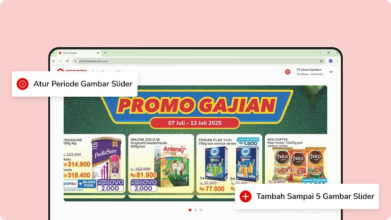 Price Cheker Banner Promo Slider