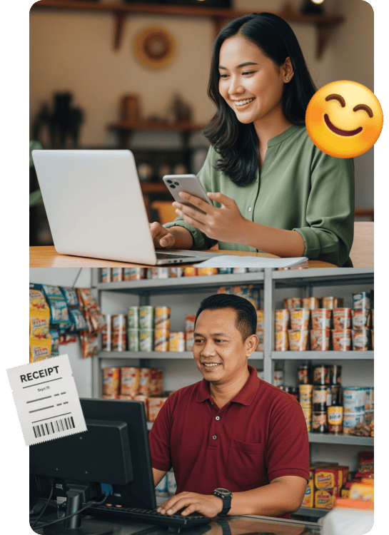 Pebisnis Pakai Aplikasi Pembukuan Penjualan Bee