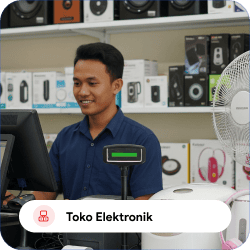 Toko Elektronik Pakai Software Kasir Bee