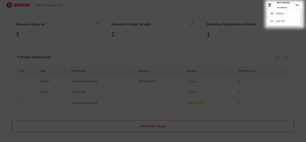 Cara Aktifkan Slider Beepos Price Checker