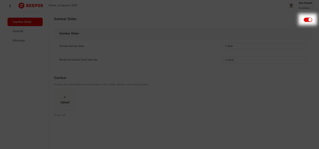 Cara Aktifkan Slider Beepos Price Checker